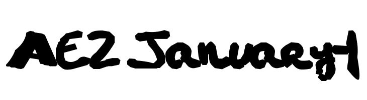 AEZ January-1  font caratteri gratis