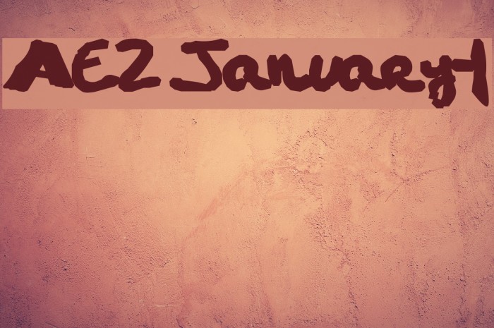 AEZ January-1 Caratteri examples