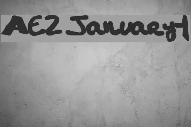 AEZ January-1 Caratteri examples