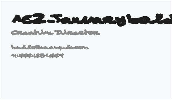 AEZ January bold-1 Business Card