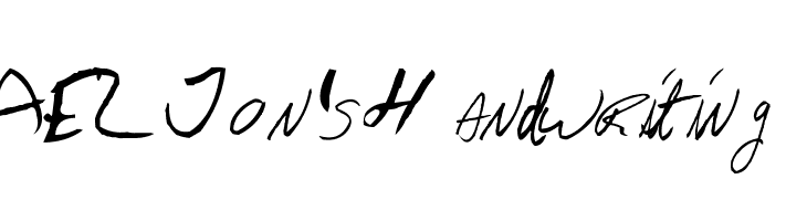 AEZ Jon's Handwriting Font