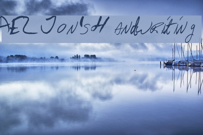 AEZ Jon's Handwriting Font examples