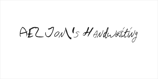 AEZ Jon's Handwriting Logo
