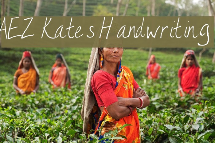 AEZ Kate's Handwriting Example 2