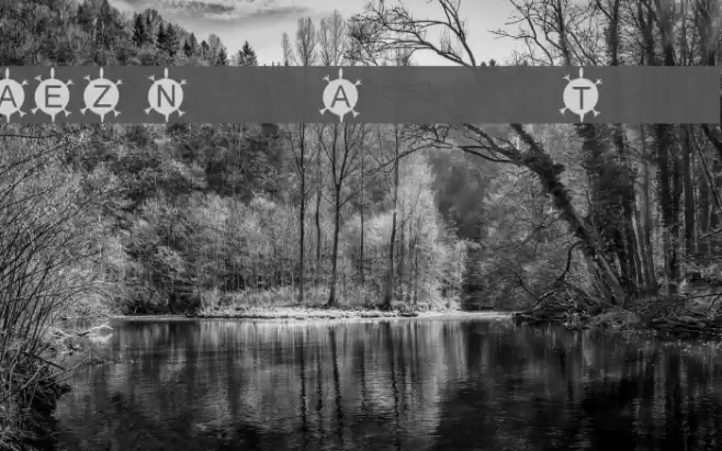 AEZ Native American Turtle Font examples