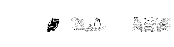 AEZ Owls for Traci  免费字体下载