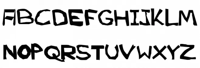 AEZ another font Schriftart Groß