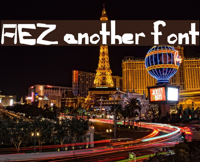AEZ another font Font examples