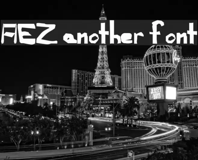 AEZ another font 字体 examples