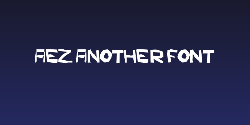 AEZ another font Social Header
