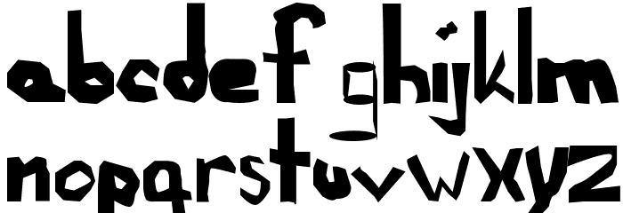 AEZ another font Font LOWERCASE