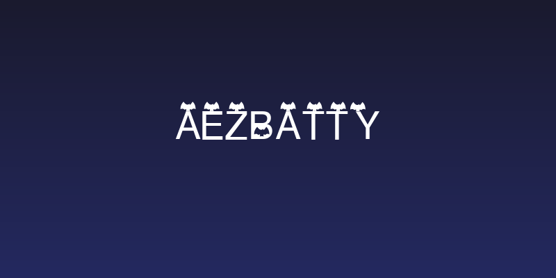 AEZ batty Social Header