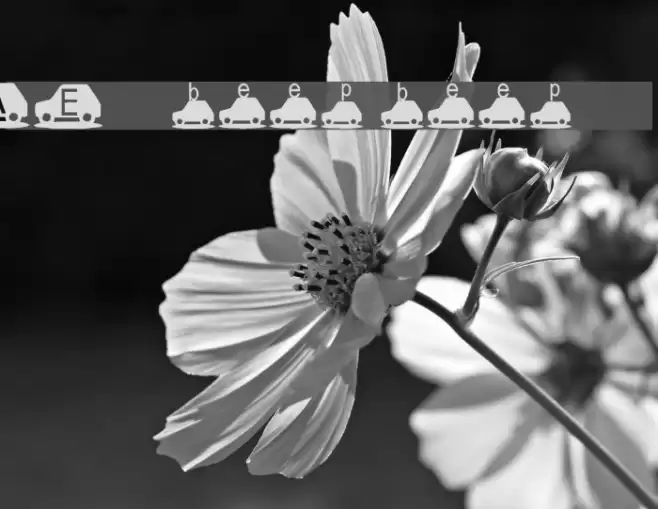 AEZ beep beep! Font examples