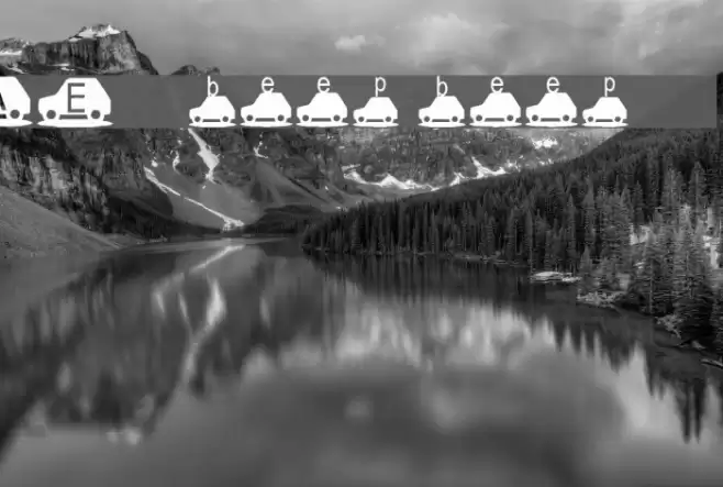 AEZ beep beep! Font examples