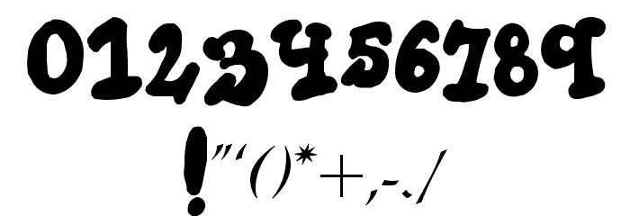AEZ black cat Font OTHER CHARS