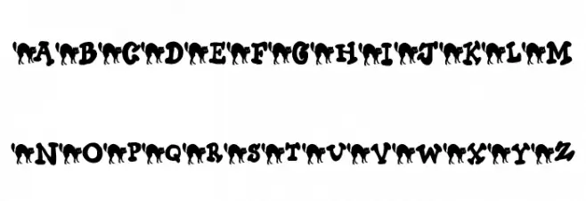 AEZ black cat Schriftart Groß