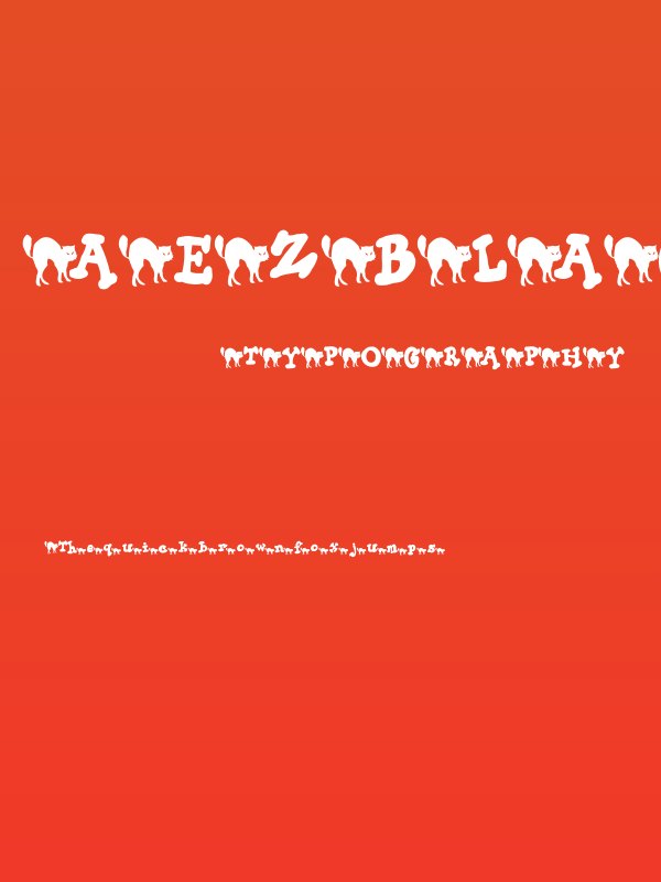 AEZ black cat Poster