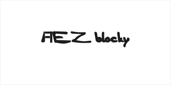 AEZ blocky Logo