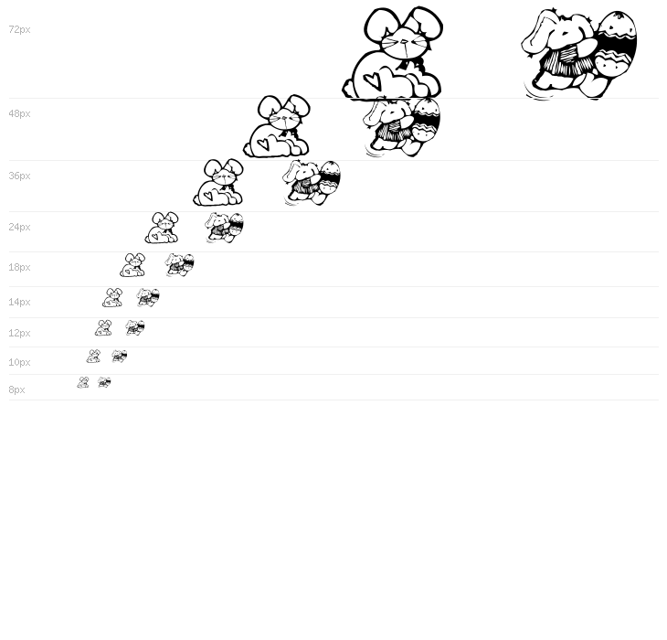 AEZ bunnies Waterfall