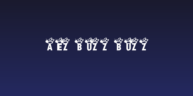 AEZ buzz buzz Social Header