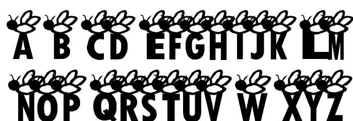 AEZ buzz buzz Font LOWERCASE