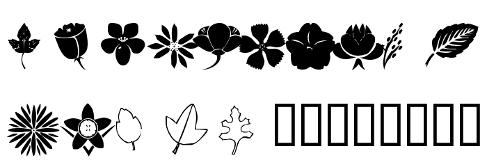 AEZ crimson and clover Font OTHER CHARS