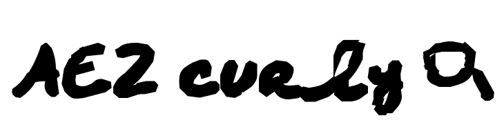 AEZ curly Q  les polices de caractères gratuit tlcharger