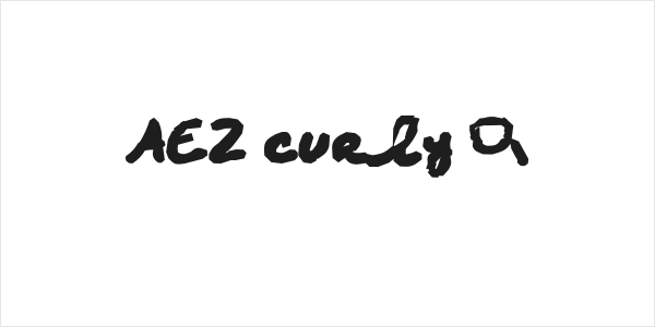 AEZ curly Q Logo