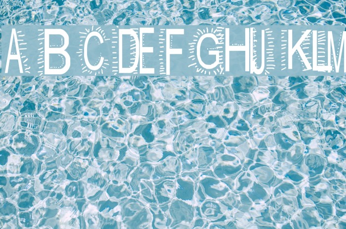 AEZ dazzle me Font examples