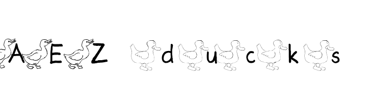AEZ ducks Font