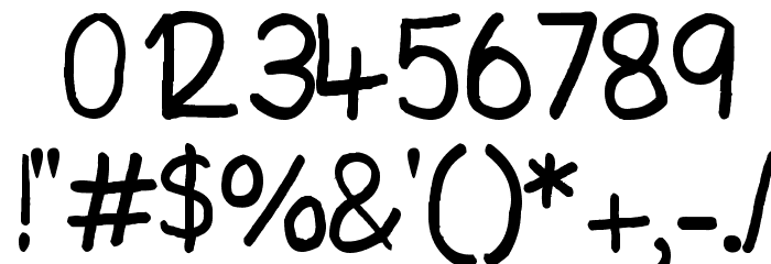 AEZ ducks Font OTHER CHARS