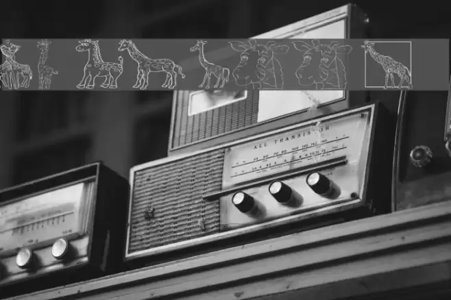 AEZ giraffes Font examples