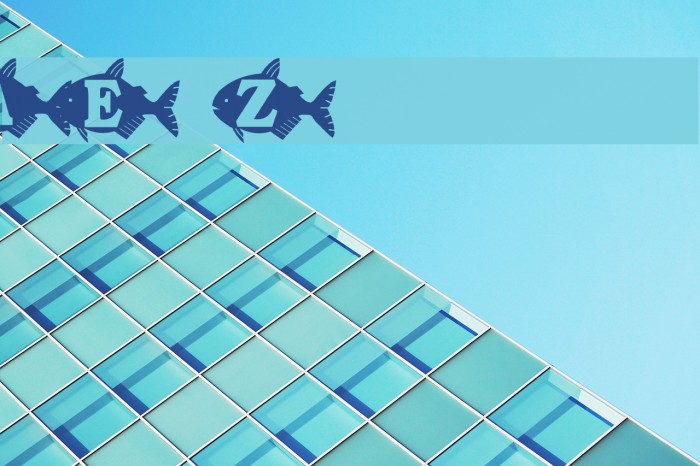 AEZ goldfish Font examples