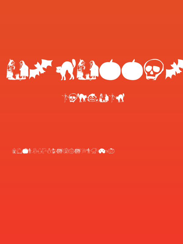 AEZ halloween dingbats Poster