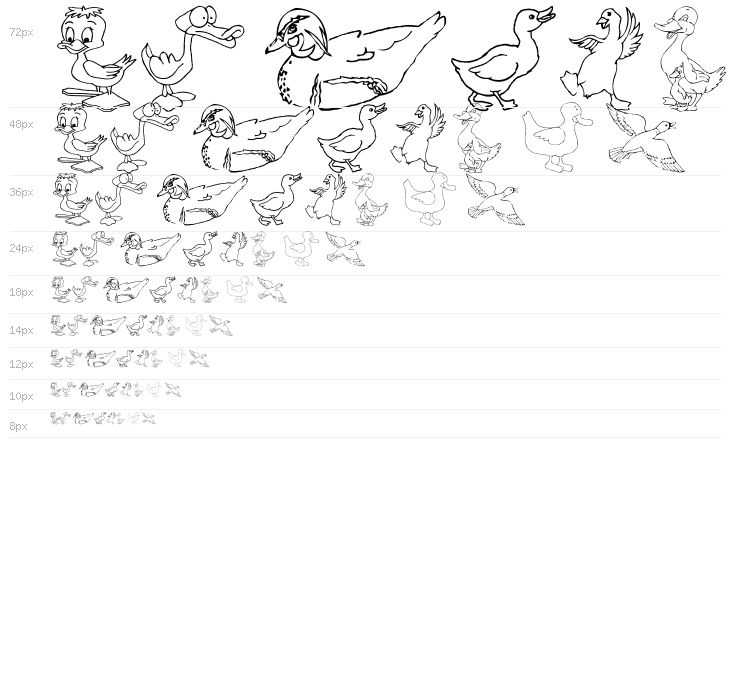 AEZ here ducky, ducky Waterfall