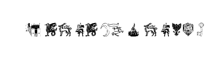 AEZ medieval dings फ़ॉन्ट