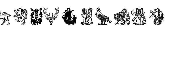 AEZ medieval dings Font OTHER CHARS