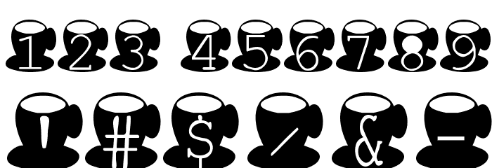 AEZ mmm caffeine Font OTHER CHARS