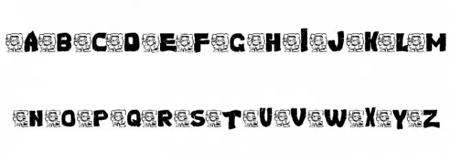 AEZ monster 字体 大写