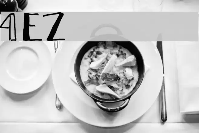 AEZ no name Font examples