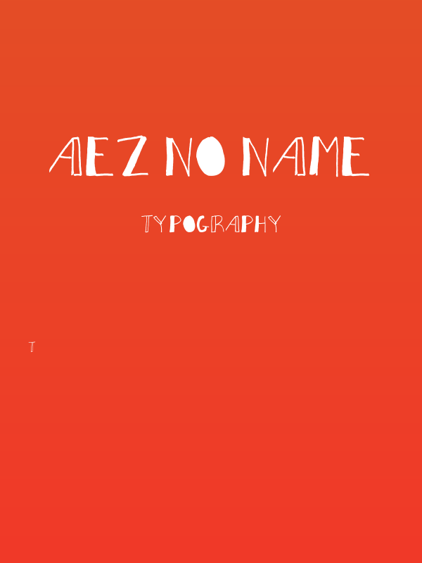 AEZ no name Poster