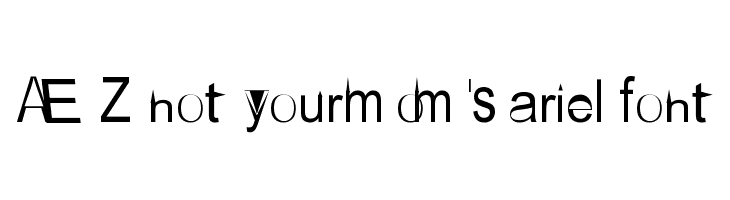 AEZ not your mom's ariel font  font caratteri gratis