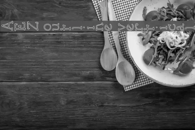 AEZ outline vertical Font examples