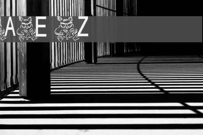 AEZ owlness Font examples