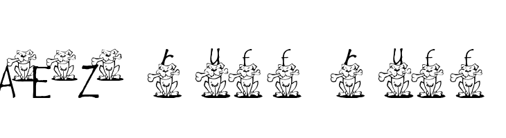 AEZ ruff, ruff Font