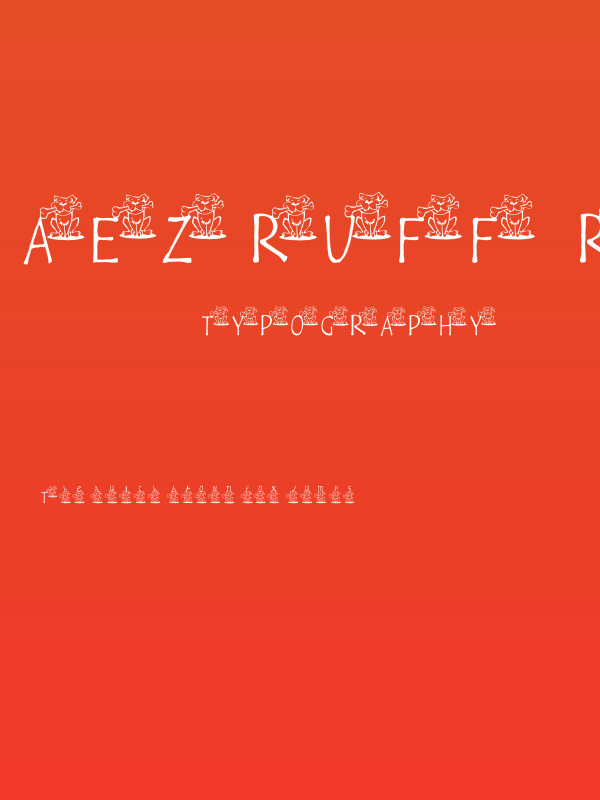 AEZ ruff, ruff Poster