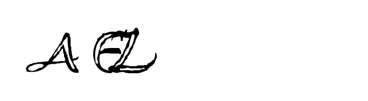 AEZ scripty  フリーフォントのダウンロード