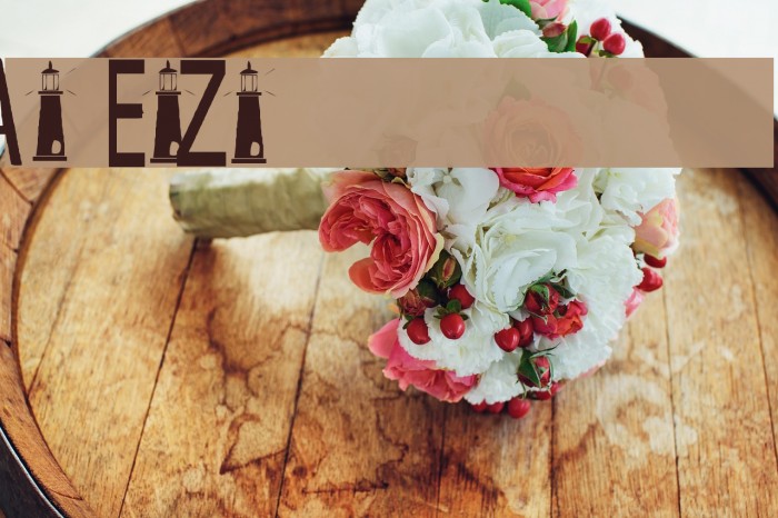 AEZ seascape Font examples