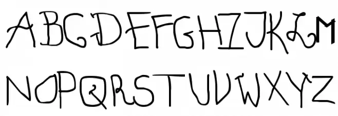 AEZ segar Schriftart Groß