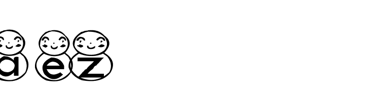 AEZ snowman Font